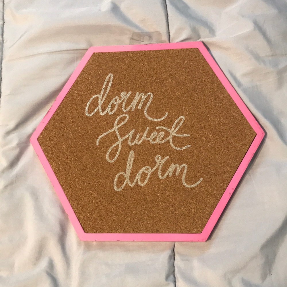 Cork message board for your dorm